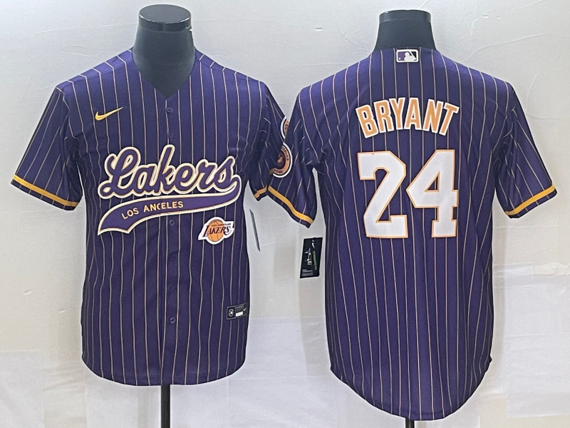 Nike 2023 Men Los Angeles Lakers #24 Bryant purple NBA Jersey style 1->los angeles lakers->NBA Jersey